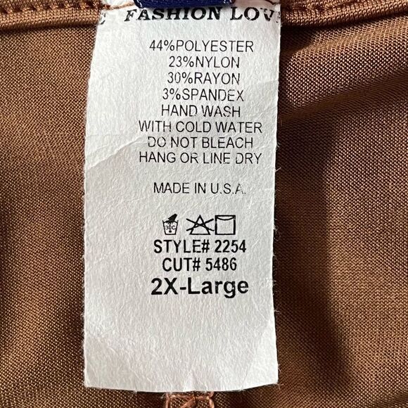 Sexy Plus Size “On Fire” Basic Off Shoulder Jumpsuit Size 2XL - Picture 5 of 5